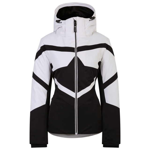 Dare2b Dames rocker hooded jacket UTRG10411_blackwhite large