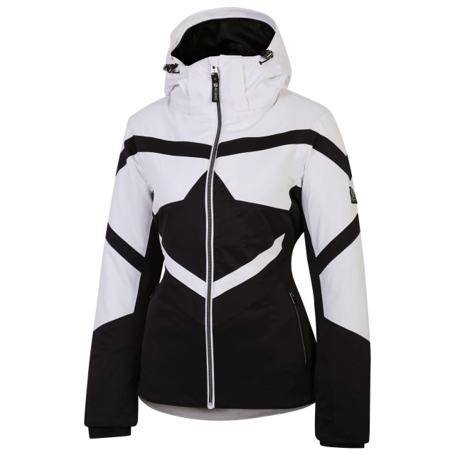 Dare2b Dames rocker hooded jacket UTRG10411_blackwhite large