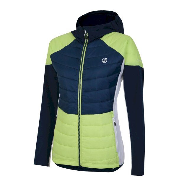 Dare2b Dames culmination wollen gewatteerde hybride jas UTRG10423_sharpgreenmoonlightdenim large