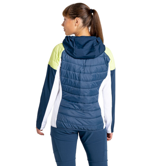 Dare2b Dames culmination wollen gewatteerde hybride jas UTRG10423_sharpgreenmoonlightdenim large