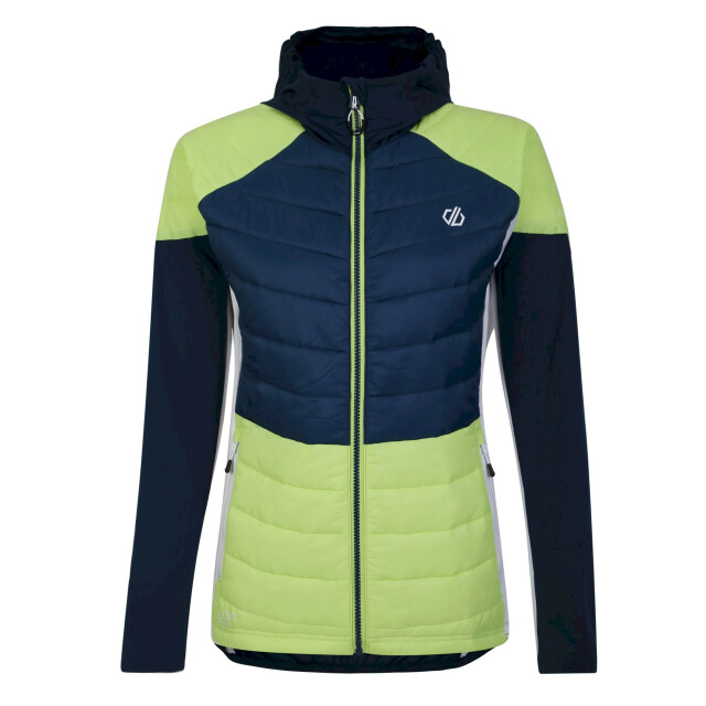 Dare2b Dames culmination wollen gewatteerde hybride jas UTRG10423_sharpgreenmoonlightdenim large