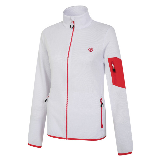 Dare2b Dames mountain series full zip fleecejack UTRG10436_white large