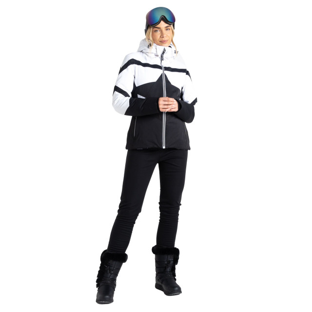 Dare2b Dames rocker hooded jacket UTRG10411_blackwhite large