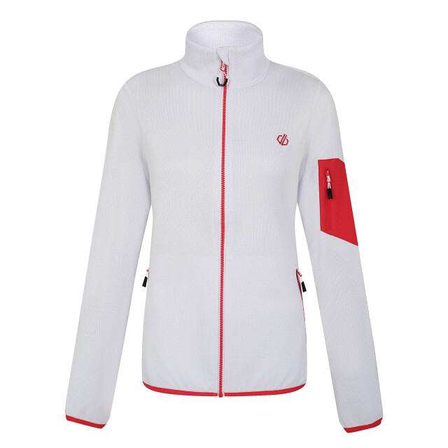Dare2b Dames mountain series full zip fleecejack UTRG10436_white large