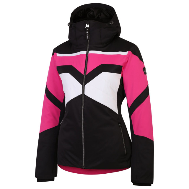 Dare2b Dames rocker hooded jacket UTRG10411_purepinkblack large