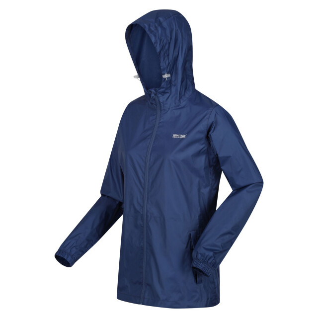 Regatta Dames pk it jkt iii waterdichte jas met capuchon UTRG3501_dustydenim large