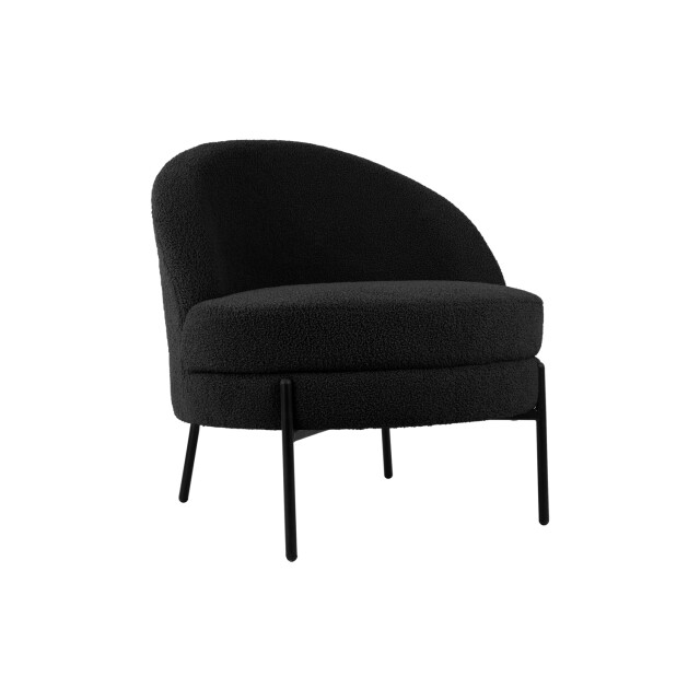 Leitmotiv fauteuil noble teddy curl - 2844961 large