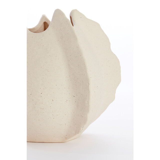 Light & Living vaas deco 26,5x26x23 cm kelapa keramiek crème 2882960 large
