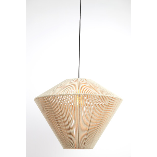 Light & Living hanglamp Ø53x37 cm felida crème 2883221 large