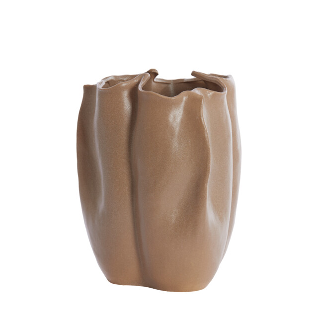 Light & Living vaas deco 28x27,5x36,5 cm sanguli keramiek bruin 2883344 large