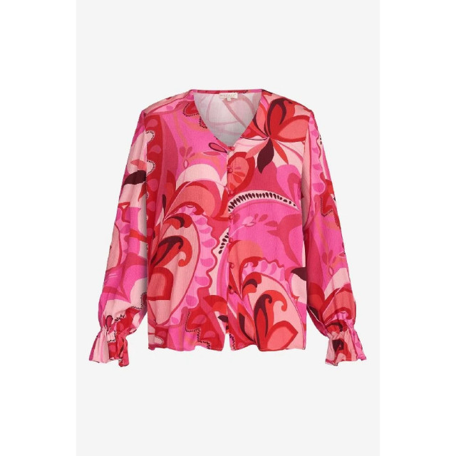 MAICAZZ Jiken blouse su24.20.012 flowers pink SU24.20.012 large