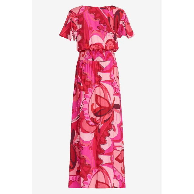 MAICAZZ Jeisha jurk su24.40.021 flowers pink SU24.40.021 large