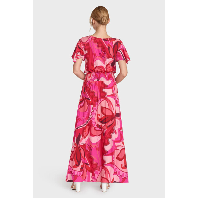 MAICAZZ Jeisha jurk su24.40.021 flowers pink SU24.40.021 large