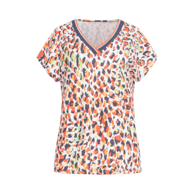 Smashed Lemon 24447 zomer top met multikleurig dierenprint 24447-998-L large