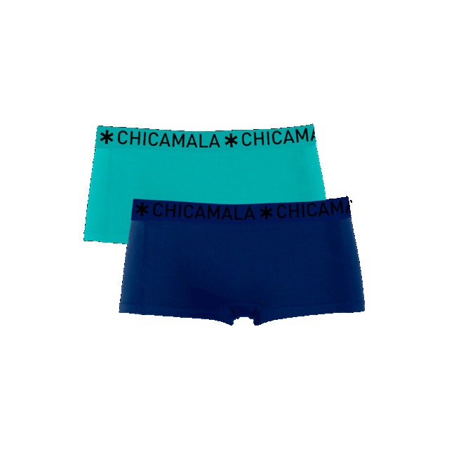 Muchachomalo Dames 2-pack boxershorts effen SOLID1215-37 large