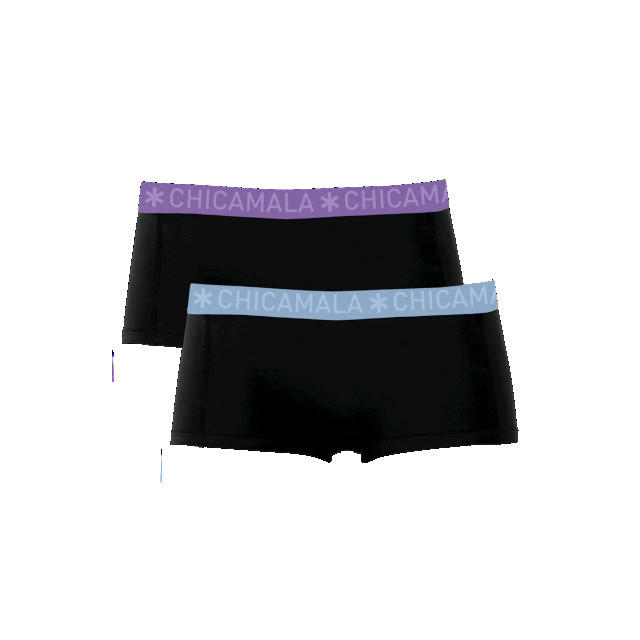 Muchachomalo Dames 2-pack boxershorts effen SOLID1215-47 large