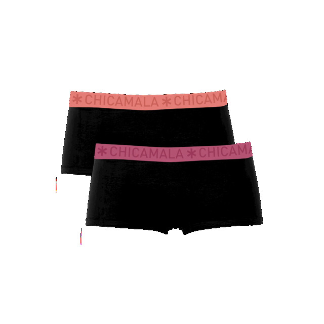 Muchachomalo Meisjes 2-pack boxershorts effen SOLID1215-27J large