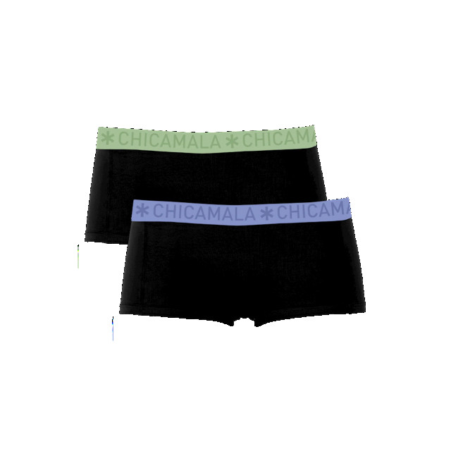 Muchachomalo Meisjes 2-pack boxershorts effen SOLID1215-31J large