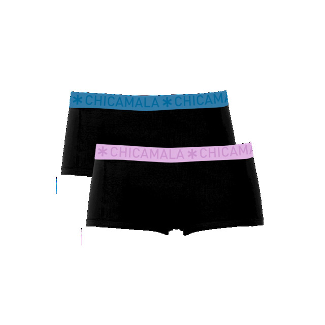 Muchachomalo Meisjes 2-pack boxershorts effen SOLID1215-30J large