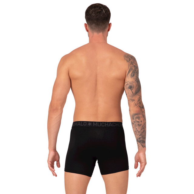 Muchachomalo Heren 2-pack bamboo boxershorts effen BAMBOO1132-10 large