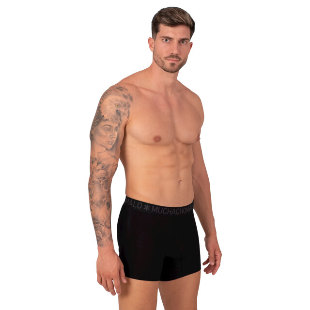 Muchachomalo Heren 2-pack bamboo boxershorts effen BAMBOO1132-10 large