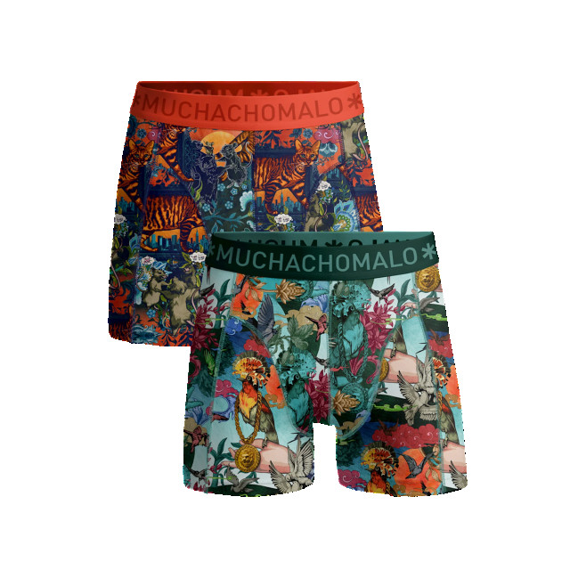 Muchachomalo Heren 2-pack boxershorts birdcat BIRDCAT1010-04 large