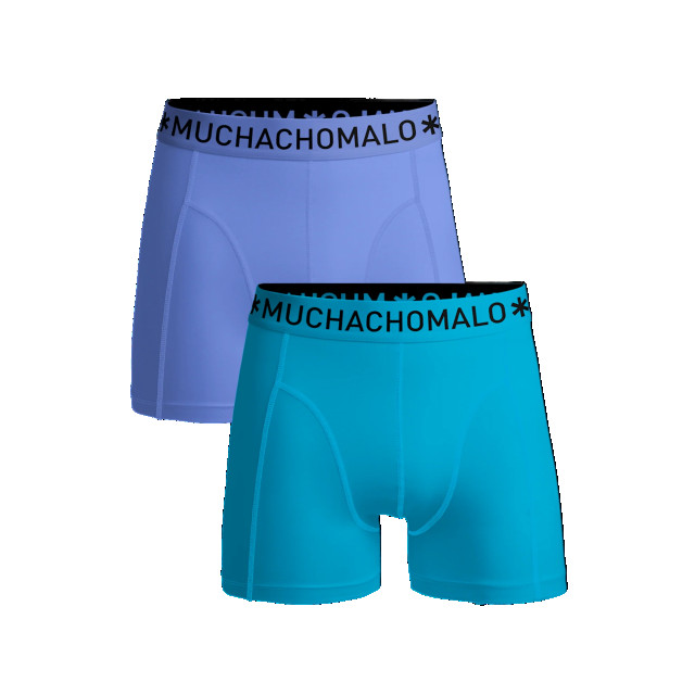 Muchachomalo Heren 2-pack boxershorts effen SOLID1010-577 large