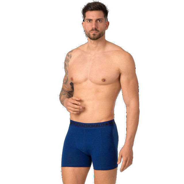 Muchachomalo Heren 2-pack boxershorts effen 1010SOLID200 large