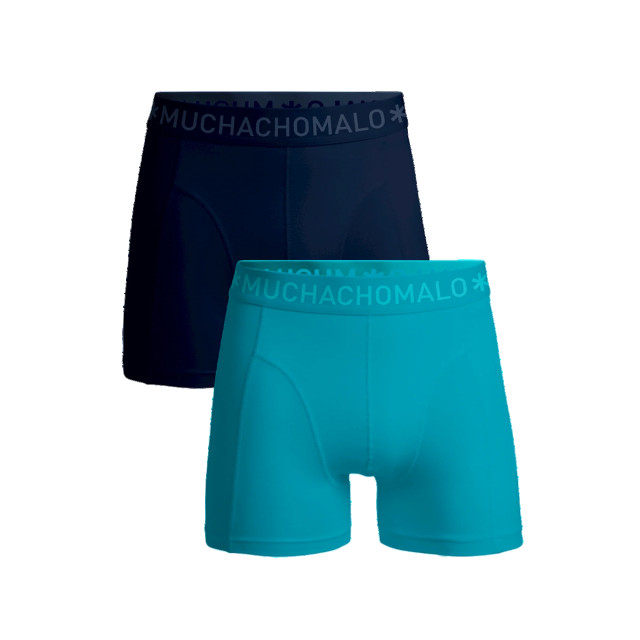Muchachomalo Jongens 2-pack boxershorts effen SOLID1010-591J large