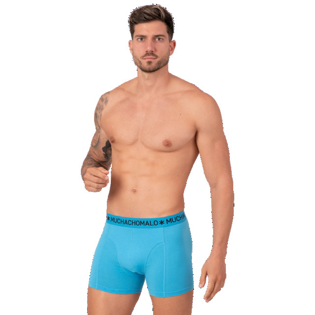 Muchachomalo Heren 2-pack boxershorts effen SOLID1010-577 large