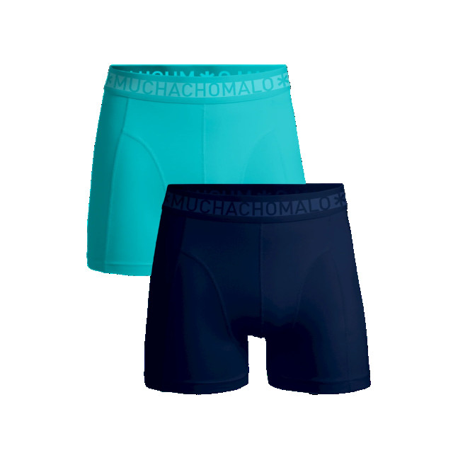 Muchachomalo Jongens 2-pack boxershorts effen SOLID1010-656J large