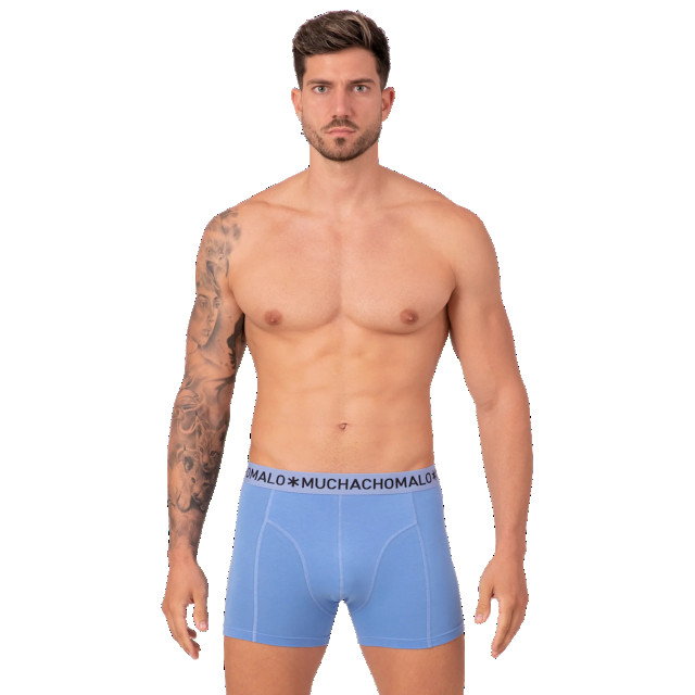 Muchachomalo Heren 2-pack boxershorts effen SOLID1010-577 large