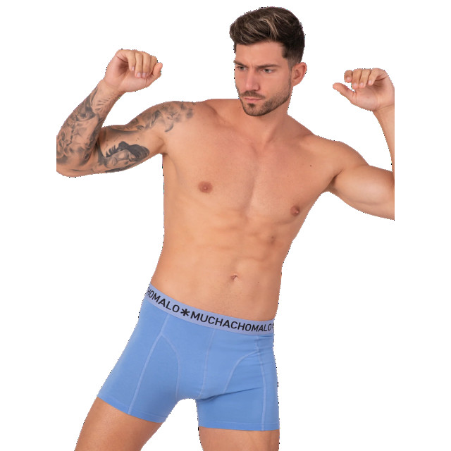 Muchachomalo Heren 2-pack boxershorts effen SOLID1010-577 large