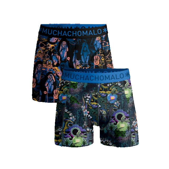 Muchachomalo Heren 2-pack boxershorts fruitnoevil FRUITNOEVIL1010-04 large