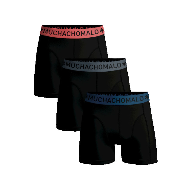 Muchachomalo Heren 3-pack boxershorts effen U-SOLID1010-927 large