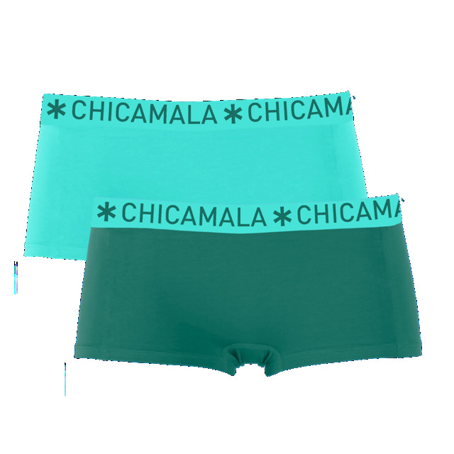 Muchachomalo Meisjes 2-pack boxershorts effen U-SOLID1215-10J large