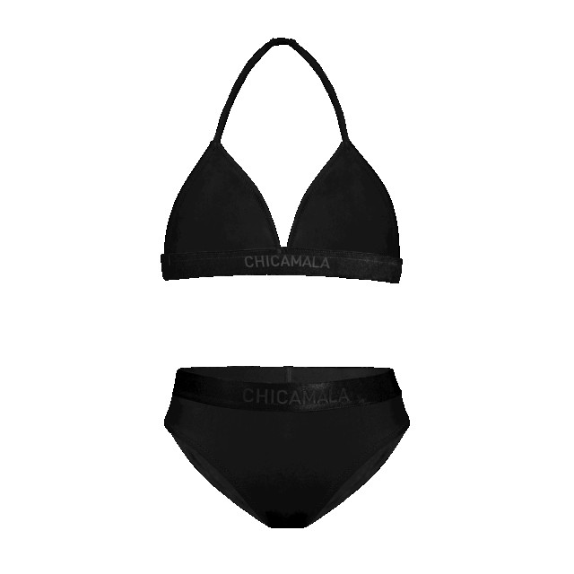 Muchachomalo Meisjes triangle top bikini effen TRIANGLE2078-09J large