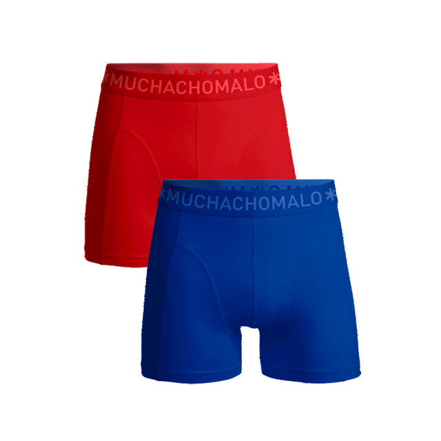 Muchachomalo Jongens 2-pack boxershorts effen SOLID1010-592J large