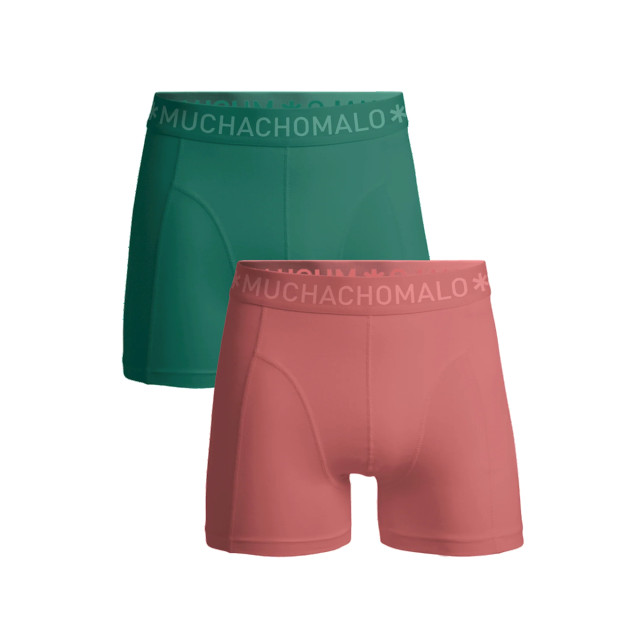 Muchachomalo Heren 2-pack boxershorts effen SOLID1010-601 large