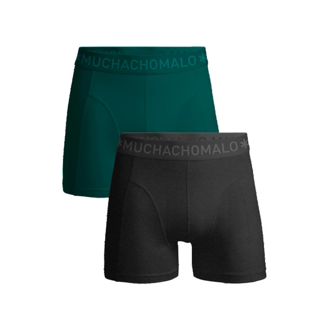 Muchachomalo Heren 2-pack boxershorts effen SOLID1010-594 large