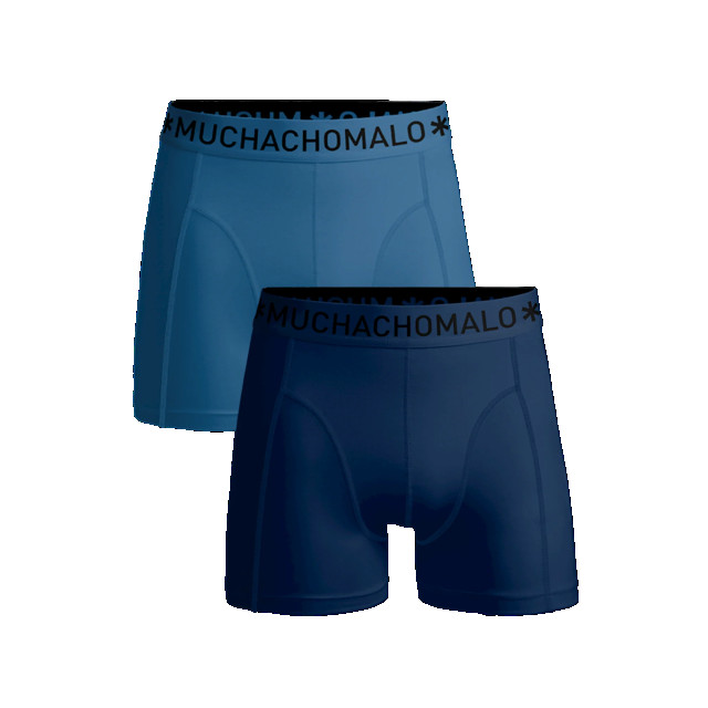 Muchachomalo Jongens 2-pack boxershorts effen SOLID1010-583J large