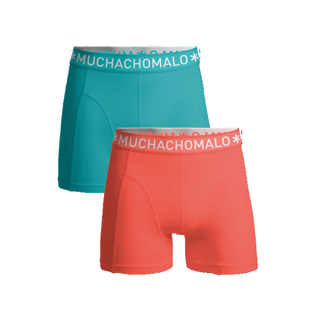 Muchachomalo Jongens 2-pack boxershorts effen SOLID1010-616J large