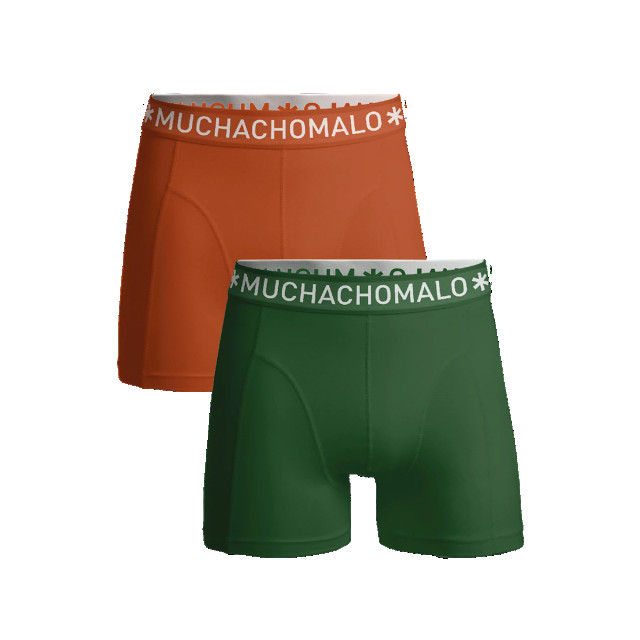 Muchachomalo Jongens 2-pack boxershorts effen SOLID1010-611J large