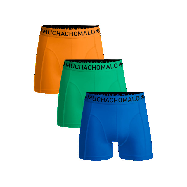 Muchachomalo Jongens 3-pack boxershorts effen SOLID1010-589J large