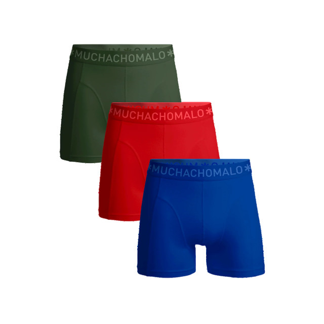 Muchachomalo Jongens 3-pack boxershorts effen SOLID1010-596J large