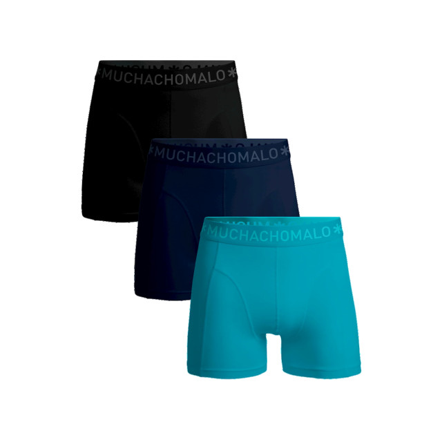 Muchachomalo Jongens 3-pack boxershorts effen SOLID1010-595J large