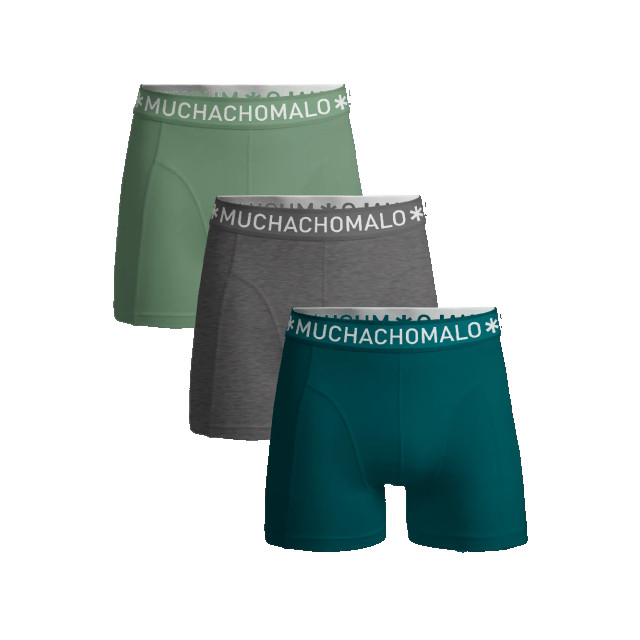 Muchachomalo Jongens 3-pack boxershorts effen SOLID1010-613J large