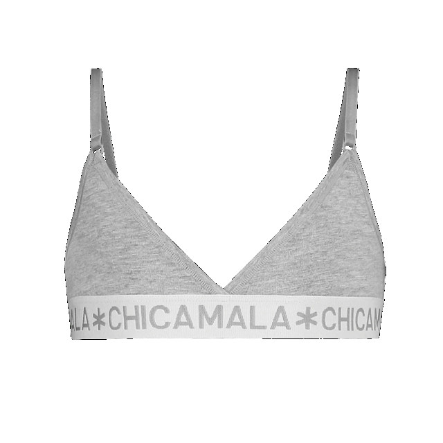 Muchachomalo Meisjes 1-pack triangle top effen 1217JBASIC03 large