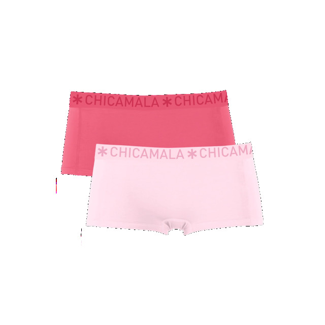 Muchachomalo Meisjes 2-pack boxershorts effen SOLID1215-24J large