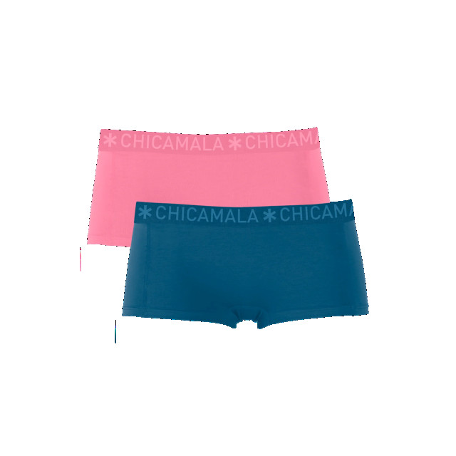 Muchachomalo Dames 2-pack boxershorts effen SOLID1215-50 large